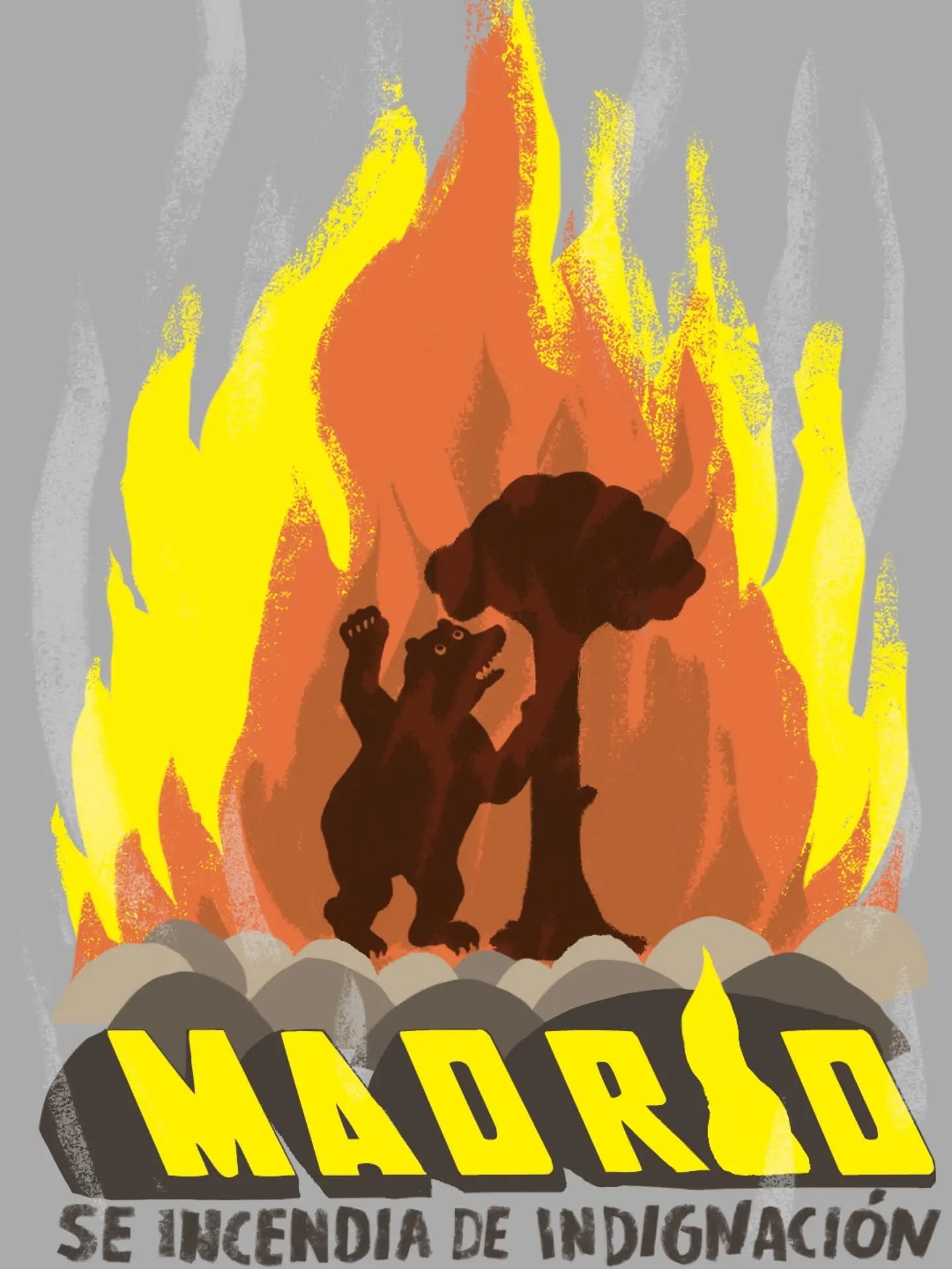 MADRID se incendia de INDIGNACIÓN 
Dejé un Madrid ardiendo y me encuentro un Madrid incendiado. 

Llevo tiempo fuera de casa, dejé Madrid ardiendo por los incendios que devastaron nuestra comunidad en julio y a sus educadoras infantiles en huelga desde abril. 

Hoy regreso a casa dos meses después y me encuentro un Madrid indencidado por la indignación. 

El desahucio de Maricarmen ha sido la chispa que ha hecho arder décadas de abusos de un mercado inmobiliario que se rige por la codicia y la falta de humanidad. 

Cientos de personas acampan en la puerta del Sol de Madrid para pedir medidas políticas por la dignidad de la ciudadanía. @inquilinato_madrid

Medidas que pongan el foco en el bienestar de la mayoría y no en el dinero de unas minorías. 

Y mientras todo arde las educadoras infantiles siguen en huelga indefinida después de más de 170 días. @escuelasinfantilesplei

Quién da más o màs bien… quién da menos. 

#olgadedios
